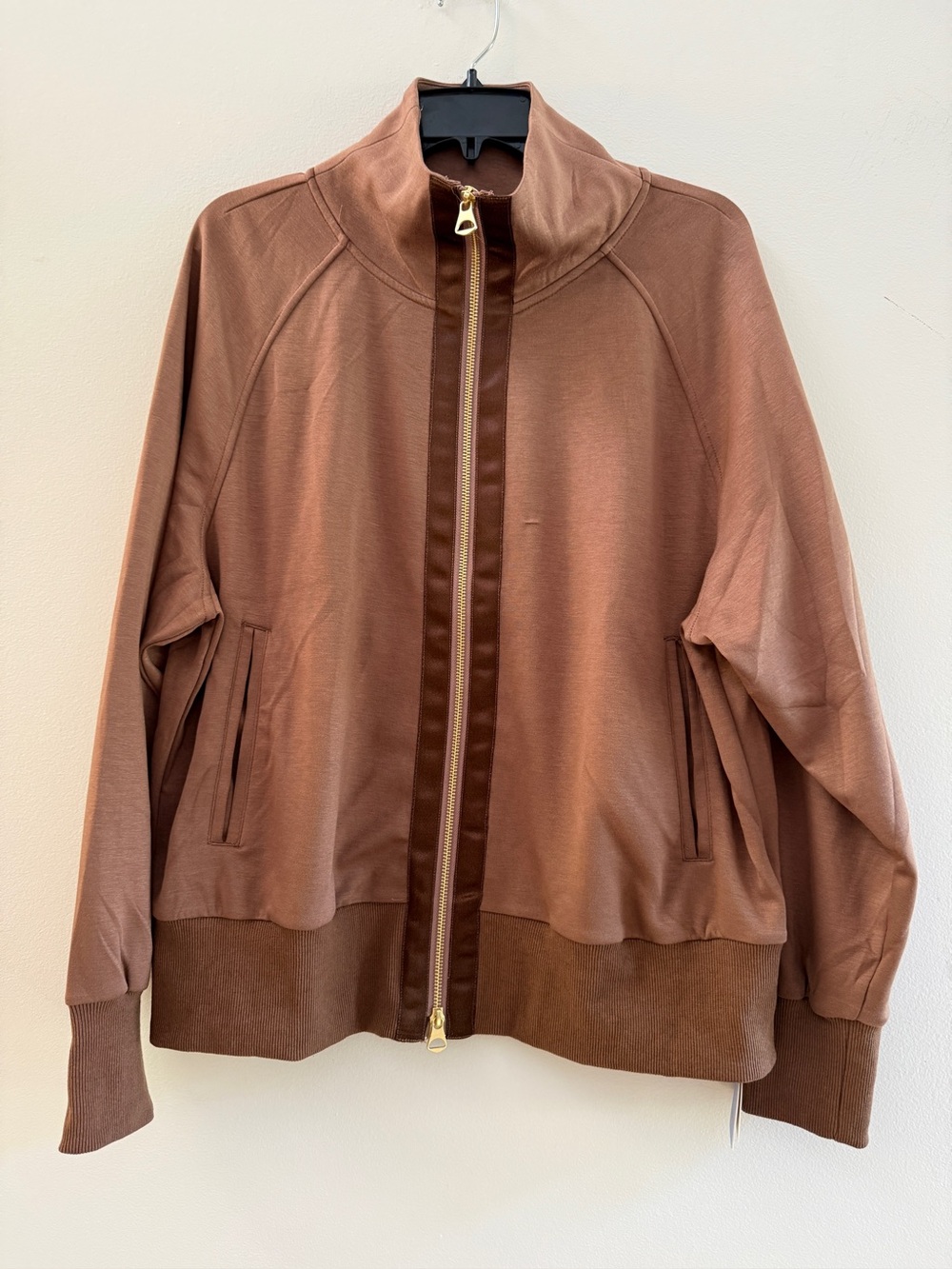 ACEGOLFS Ultrasoft Long Sleeve Trim Jacket Size Large